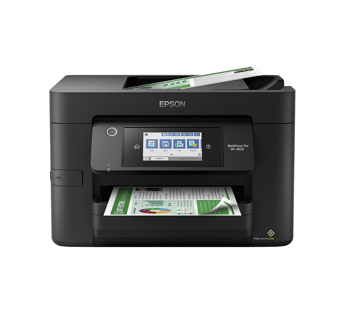 Epson Workforce Pro WF-4820 Inkjet All-In-One Printer, 4800x2400 DPI, 25 ppm, Color Output