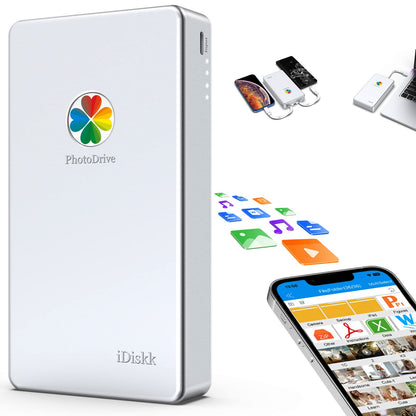 iDiskk 2TB iDiskk-PD01-2TB USB 2.0/3.0 External Hard Drive