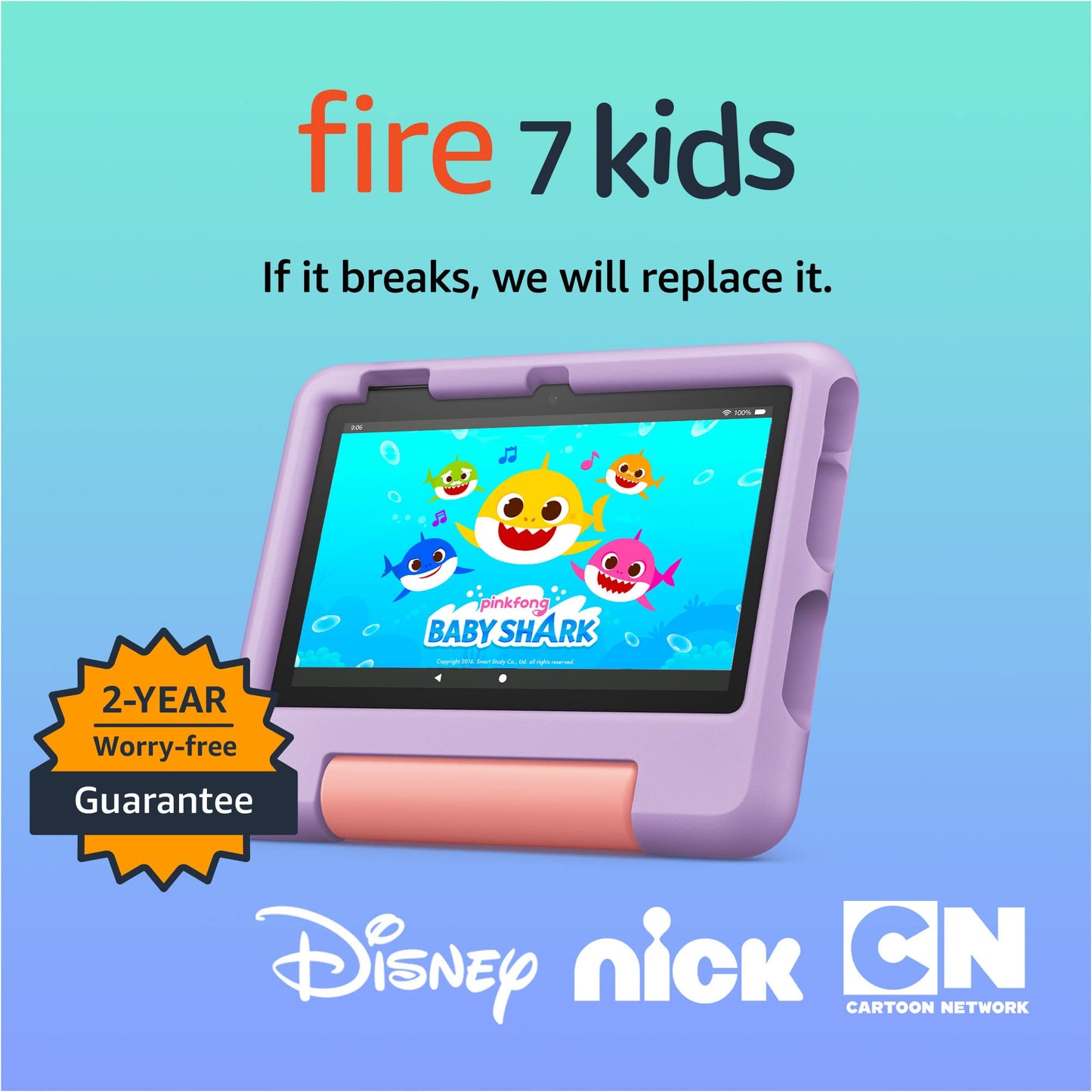Amazon Fire 7 Kids Tablet 7" 16GB 10hr Kids Tablet