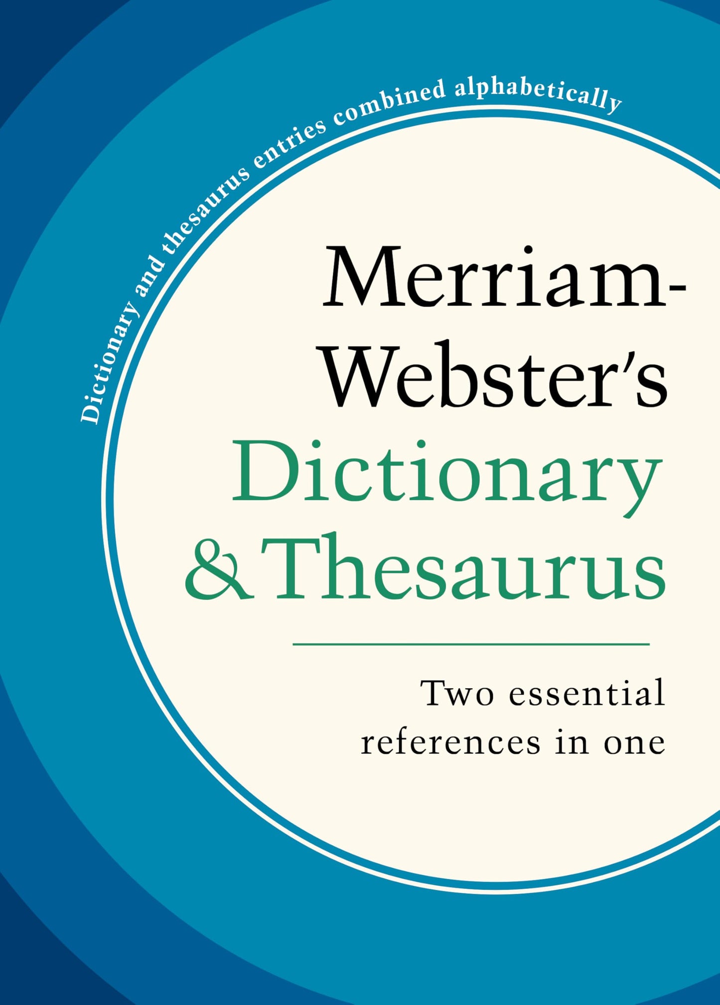 Merriam-Webster 992 Pages Hardcover Dictionary and Thesaurus - Newest Edition
