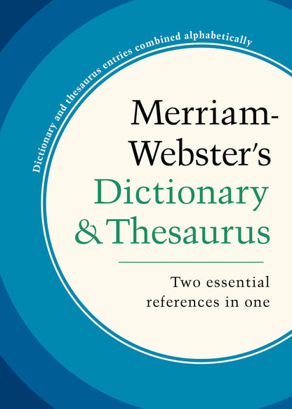 Merriam-Webster 992 Pages Hardcover Dictionary and Thesaurus - Newest Edition