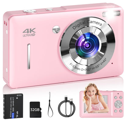 SMARTKLIK 3.7in DC228 44MP 1080p CMOS Digital Camera
