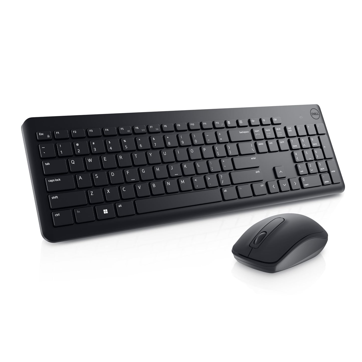 Dell KM3322W Full-size Wireless Keyboard and Optical Mouse Set with USB Receiver