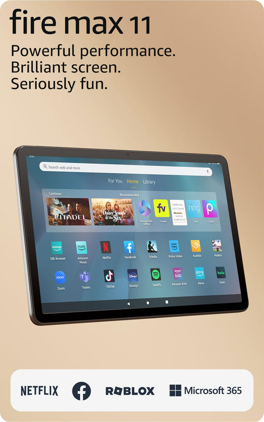 Amazon 11" Tablet 2000 x 1200 Resolution 60Hz Panel Type Tablet