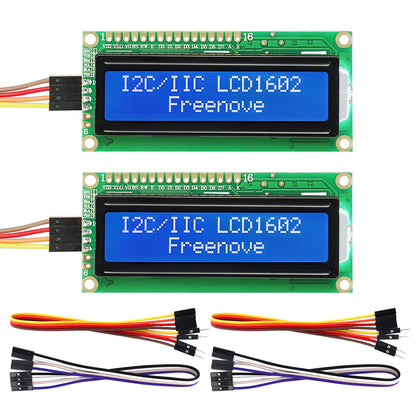 FREENOVE 1602 LCD Module FNK0079 I2C Interface 2x16 Characters LCD Display