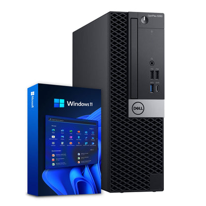 Dell OptiPlex 5060 Tower Desktop Computer | Intel Core i5-8500 | 16GB DDR4 RAM | 500GB HDD + 1TB HDD | Windows 11 | HDMI | Business Computer