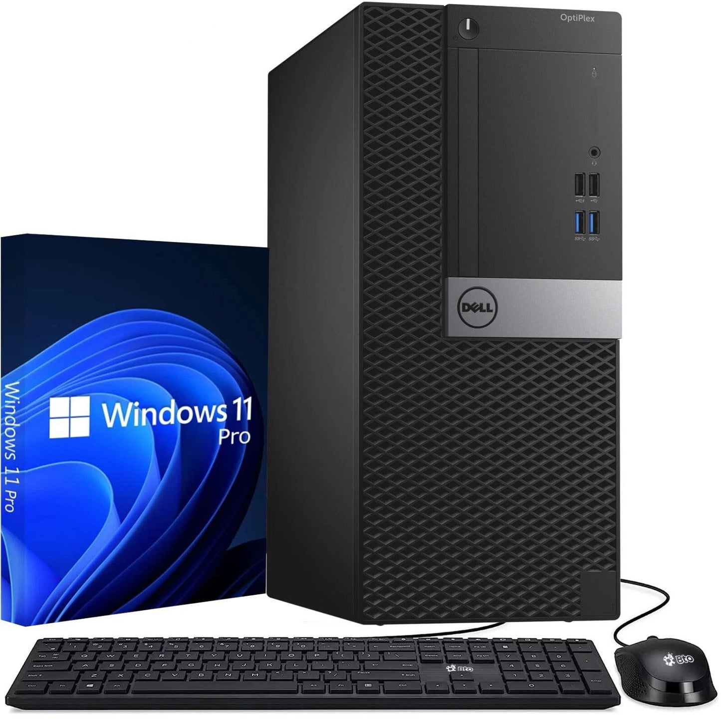 Dell OptiPlex Tower Computer Core i7-7700 16GB DDR4 SSD 512GB Windows 11 Pro