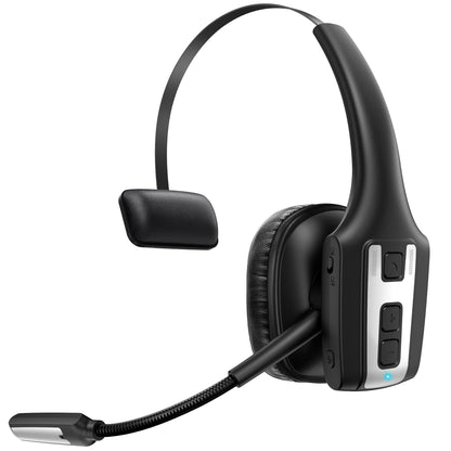 OTYHVV DH19 Bluetooth Headset Wireless Dual Microphone Noise Cancellation Black