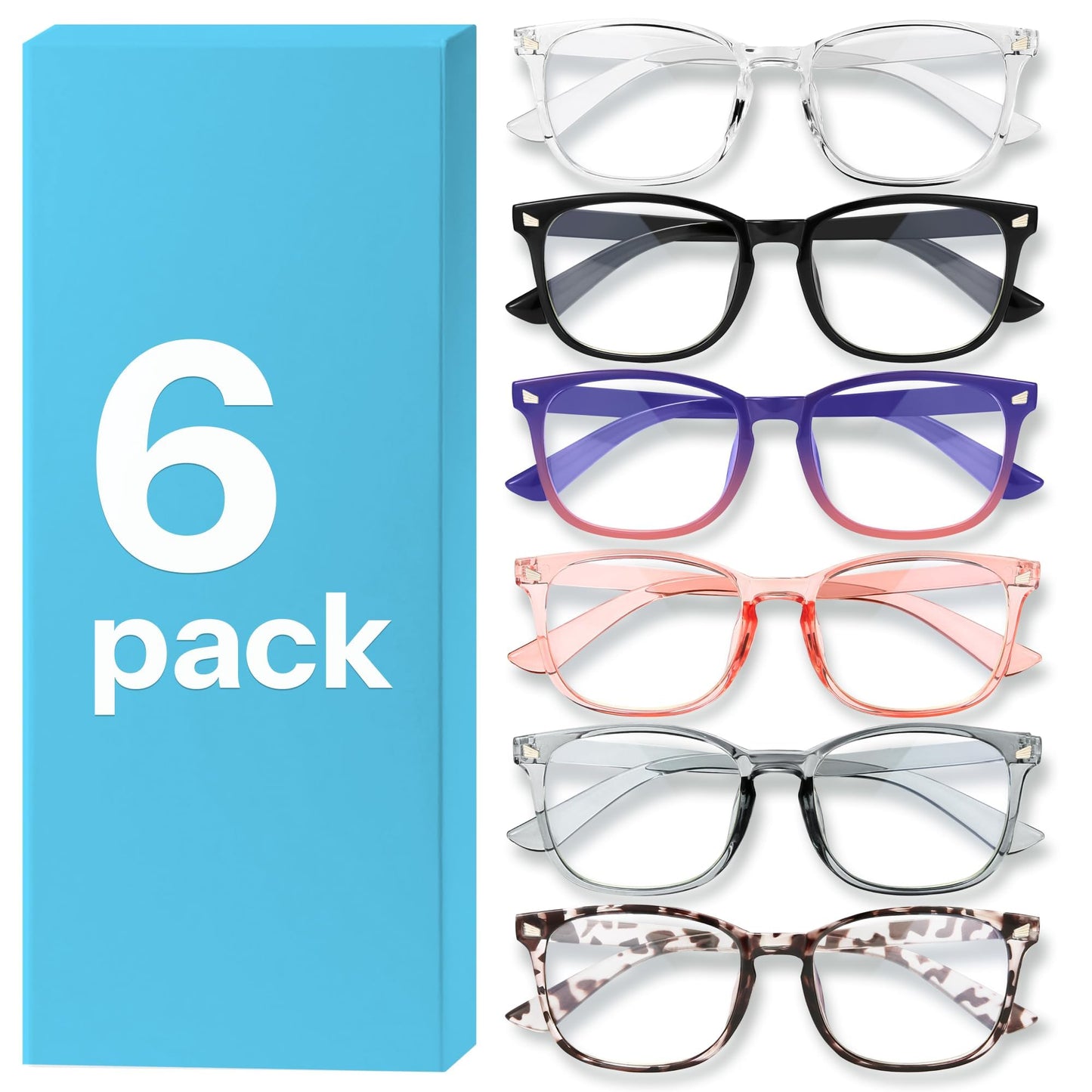 MIGSIR Medium GL666 Prescription Eyewear Frames Blue Light Filtering Full Rim Rectangular