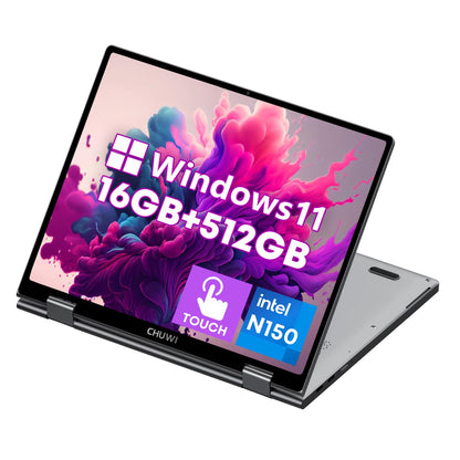 CHUWI 10.51" 2-in-1 Touchscreen Laptop N150 1920x1200 3.6GHz SSD 512GB 16GB RAM