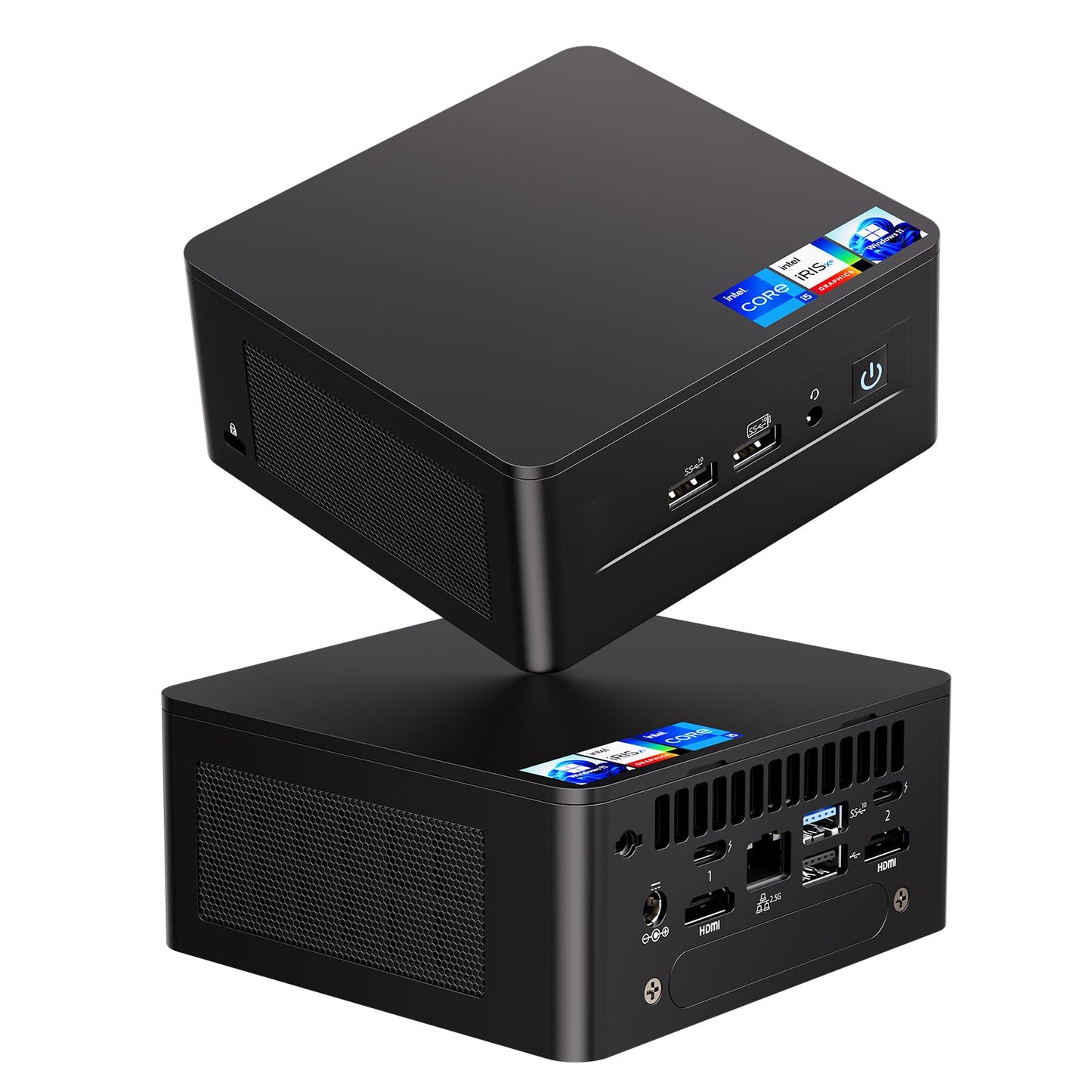 NENCHIN Mini PC NUC13ANHi5 16GB 512GB Intel i5-1340P Windows 11 Pro 4K UHD