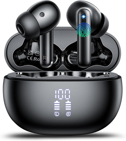 VEKJ Earbuds A68 Pro 165 Languages 42H Bluetooth 5.4 Translation Earphones