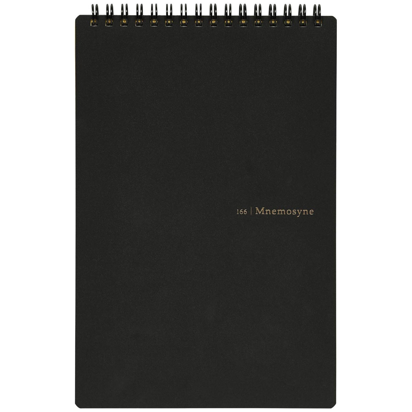 Maruman 5.83x8.27 A5 Notebook 70 Sheets 140 Pages College Ruled Micro-Perforated Wire-Bound Black