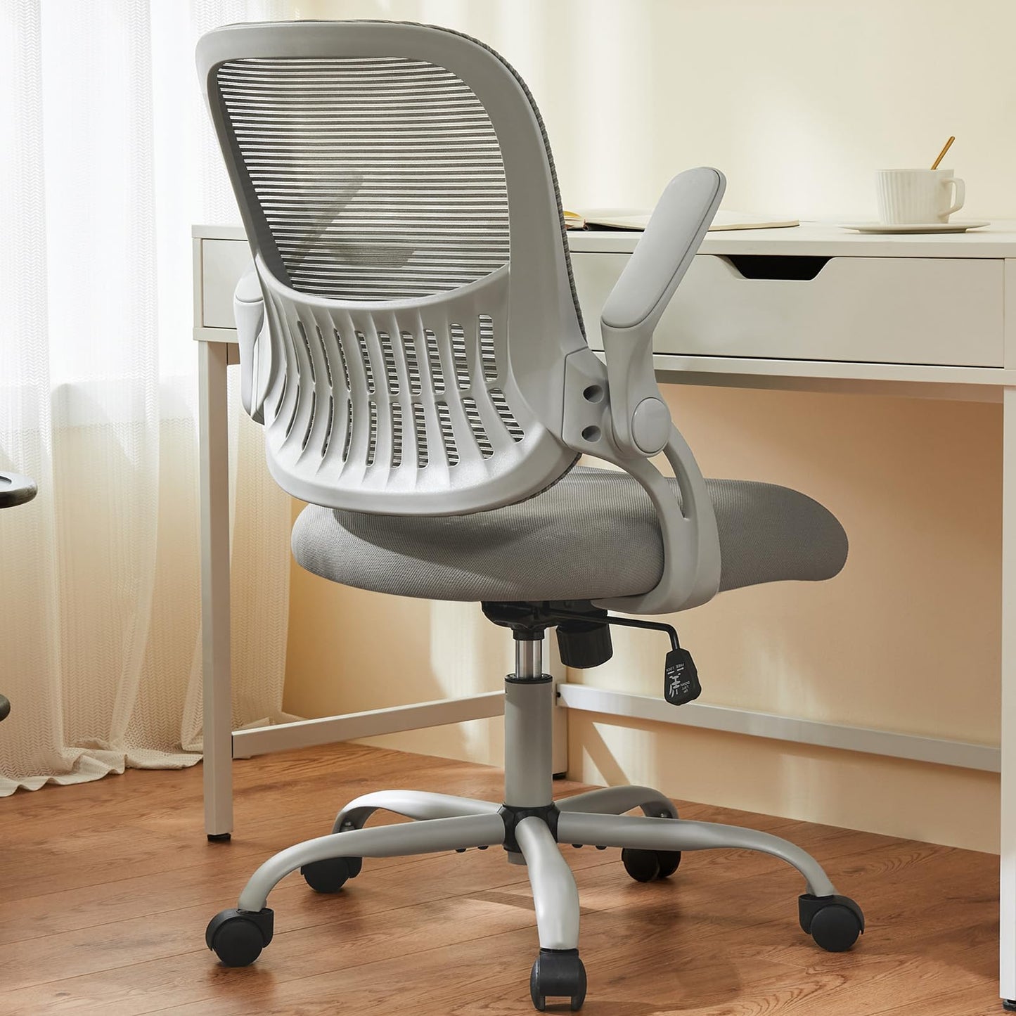 Sweetcrispy 1.0 Count HO-781B-GY Ergonomic Mid-Back Mesh Office Chair