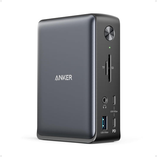 Anker 85W 13-in-1 A83921A1 Docking Station HDMI USB-C Dual Display