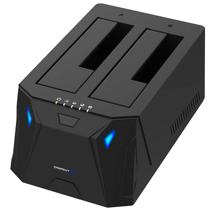 SABRENT 44TB USB 3.0 SATA Dual Bay External Docking Station EC-HD2B