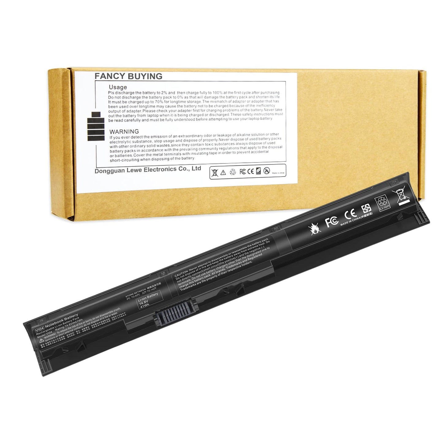 Fancy Buying 41Wh VI04 14.8V Lithium Ion Battery Compatible with HP Models