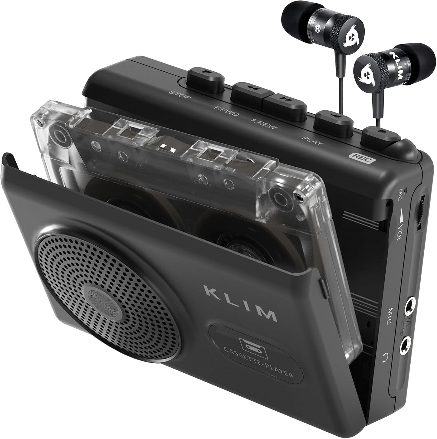 KLIM K9 Cassette Player 3.5mm Headphone Jack Mono Standard Edition Portable Cassette Player