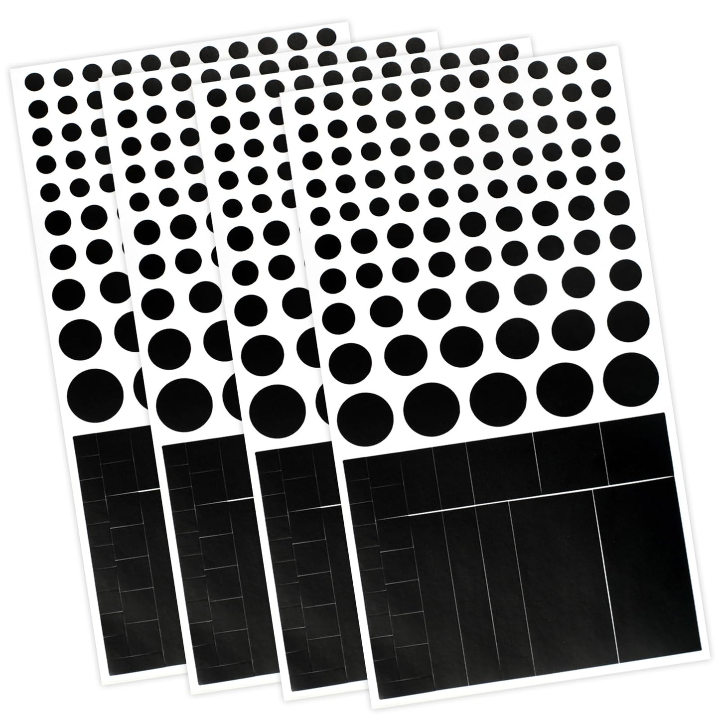 Brvlsoc Restickable Webcam Covers - Black, Multiple Sizes - Privacy Stickers for Laptops, Smartphones, Tablets, Smart TVs, Game Consoles