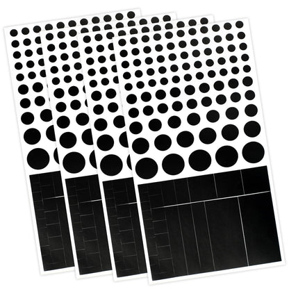 Brvlsoc Restickable Webcam Covers - Black, Multiple Sizes - Privacy Stickers for Laptops, Smartphones, Tablets, Smart TVs, Game Consoles