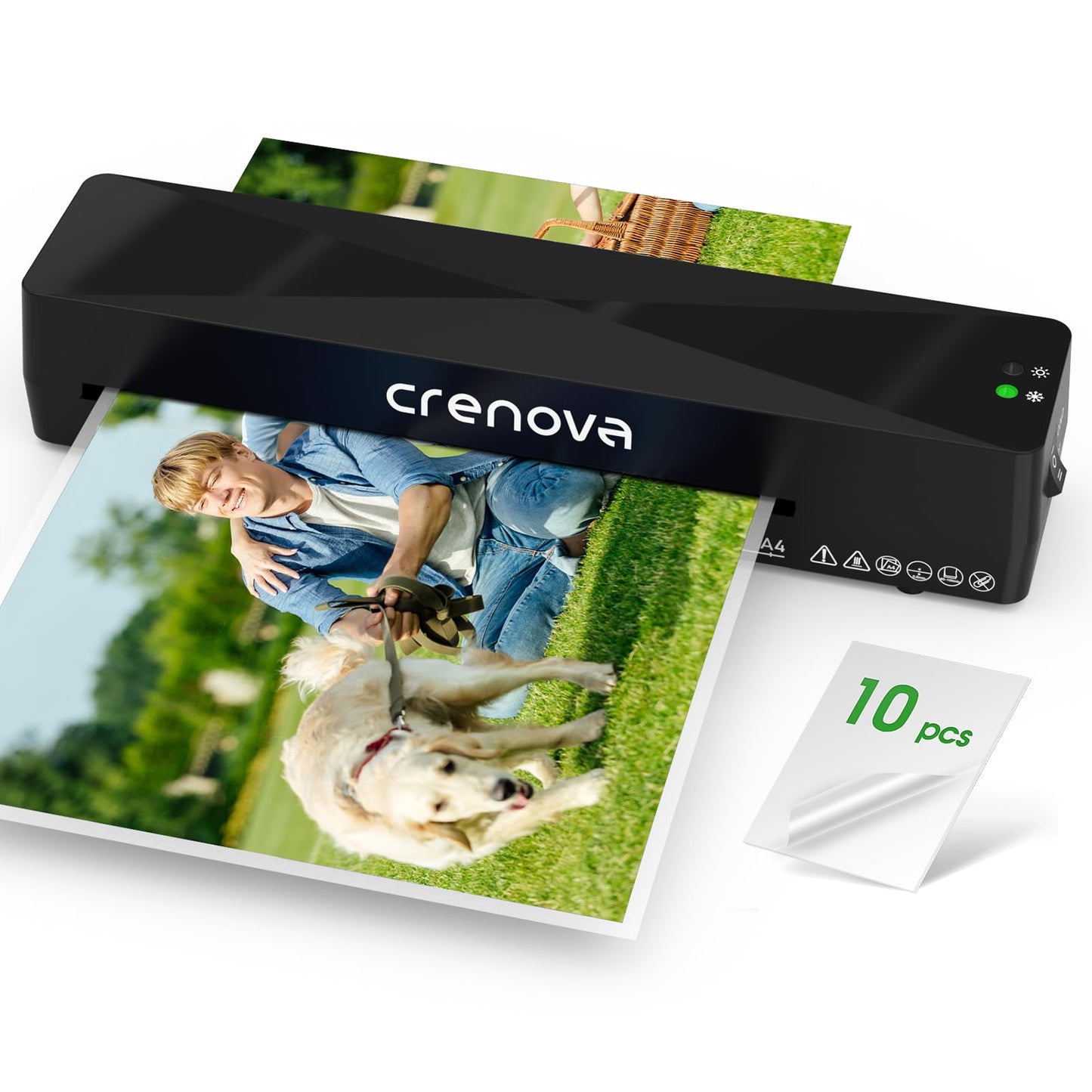 Crenova 9 Inch Laminator Machine Model CLM-2023-01 Hot & Cold Laminator