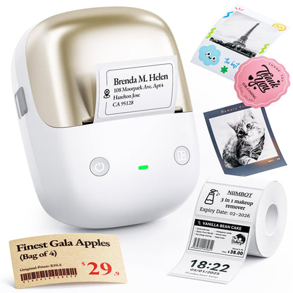 NIIMBOT B2 Pro Portable Thermal Label Maker 300 DPI Color Printing