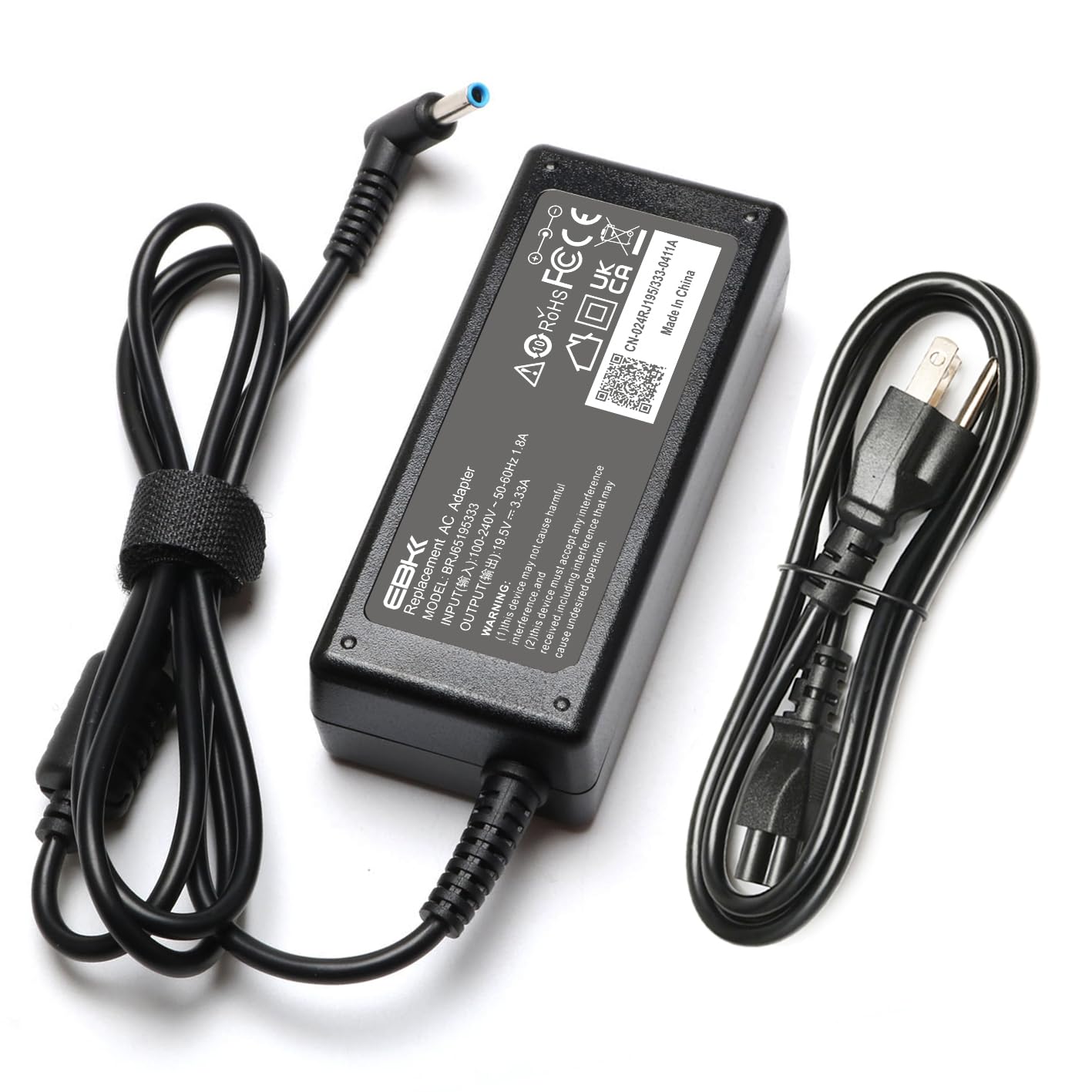EBKK 65W Laptop Charger BRJ65195333 Black