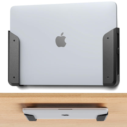 ELETIUO 2 Count WALL-MOUNT-001 Universal Laptop Holder with Wall Mount and Adhesive Options
