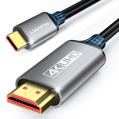 UANTIN 6FT USB C to HDMI Cable HDMI, USB Type C, 4K UHD, 30Hz