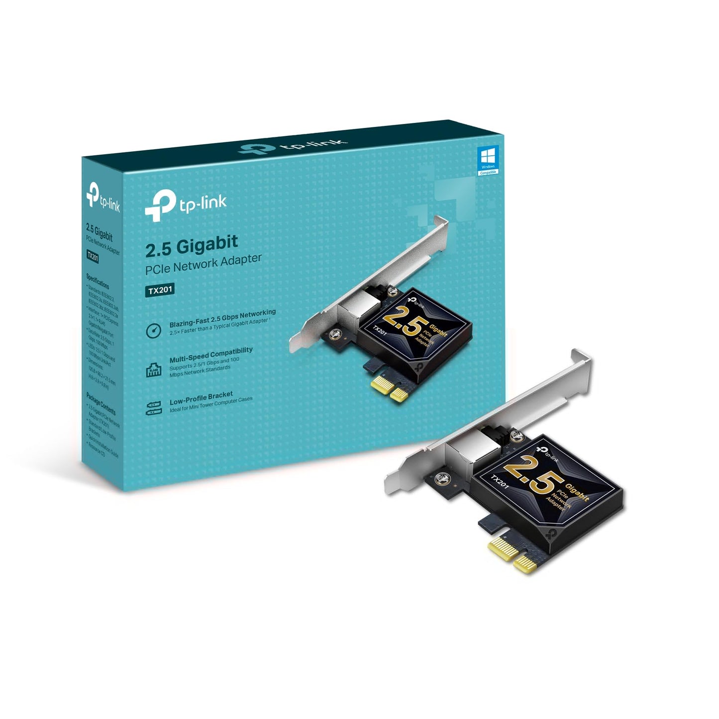 TP-Link 2.5GB PCIe Network Card TX201 Ethernet Adapter