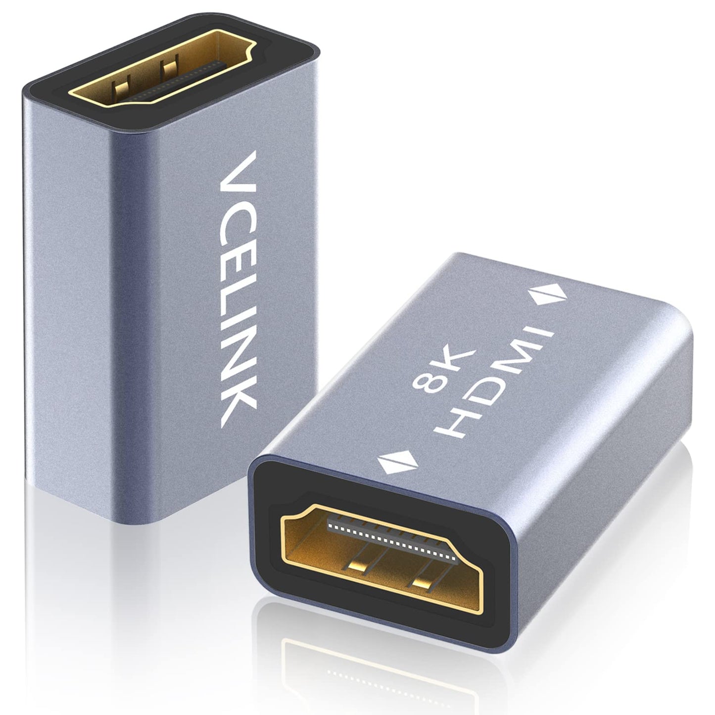 VCELINK HDMI Coupler 2 Pack Model AD006 8K 60Hz HDMI Female to Female Extension Adapter