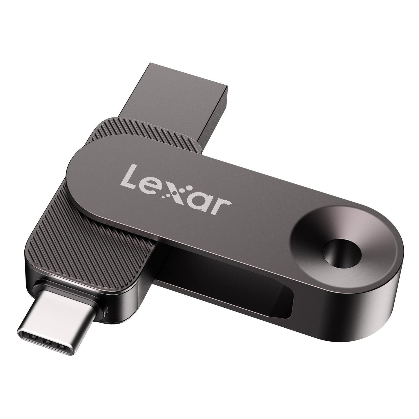 Lexar 128GB Solid State Dual Drive D500 USB 3.2 Gen 1, Up to 400MB/s Read, USB Type-C/USB Type-A Compatibility