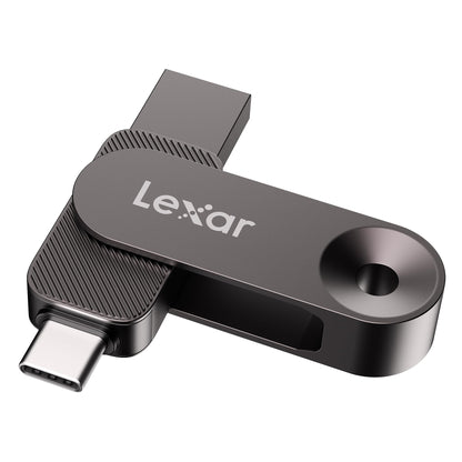 Lexar 128GB Solid State Dual Drive D500 USB 3.2 Gen 1, Up to 400MB/s Read, USB Type-C/USB Type-A Compatibility