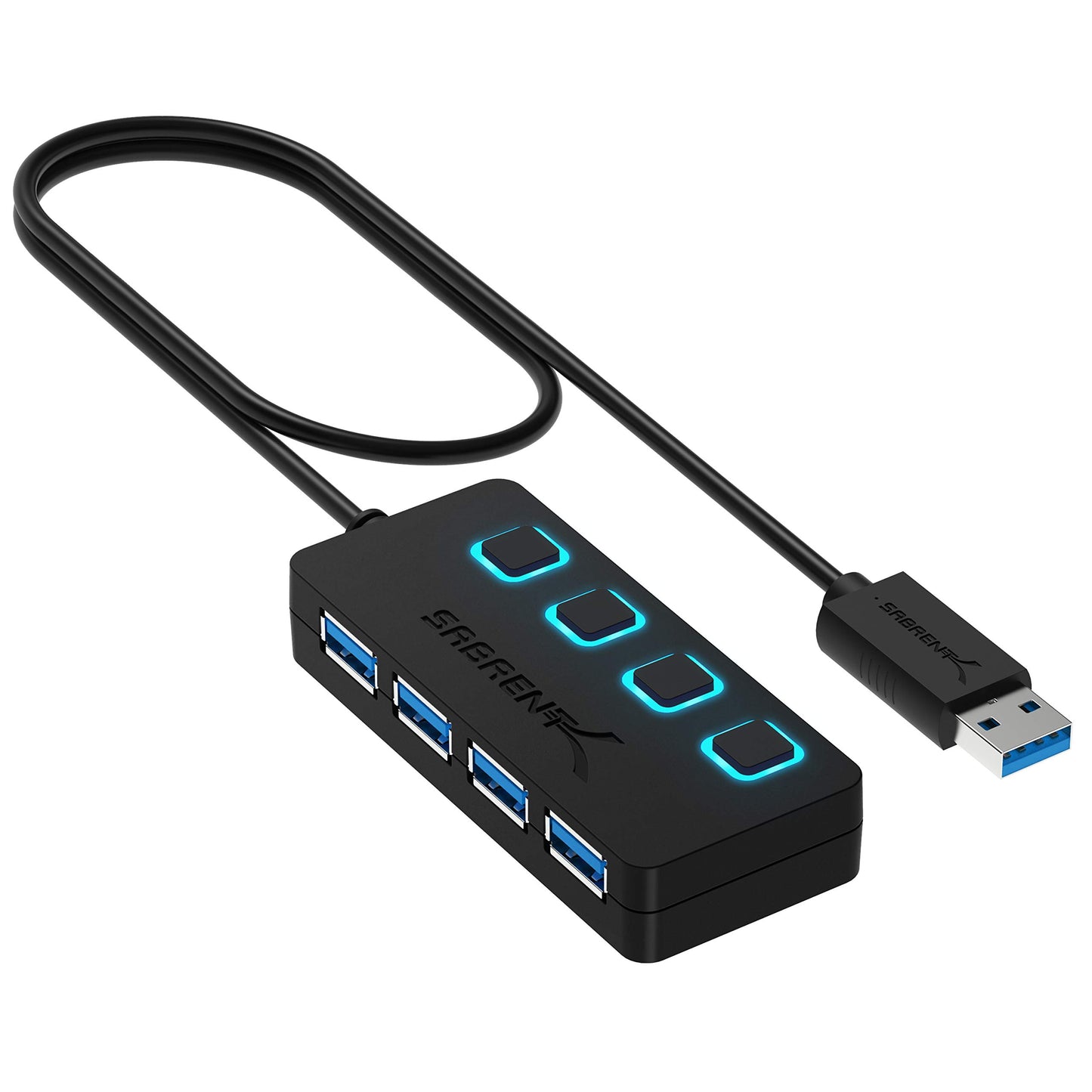 SABRENT 4-Port USB 3.0 Hub HB-UM43