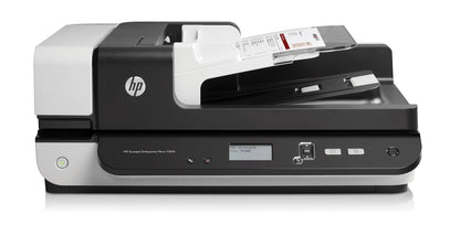 HP ScanJet Enterprise Flow 7500 Flatbed OCR Scanner, USB, 600dpi, CCD Sensor