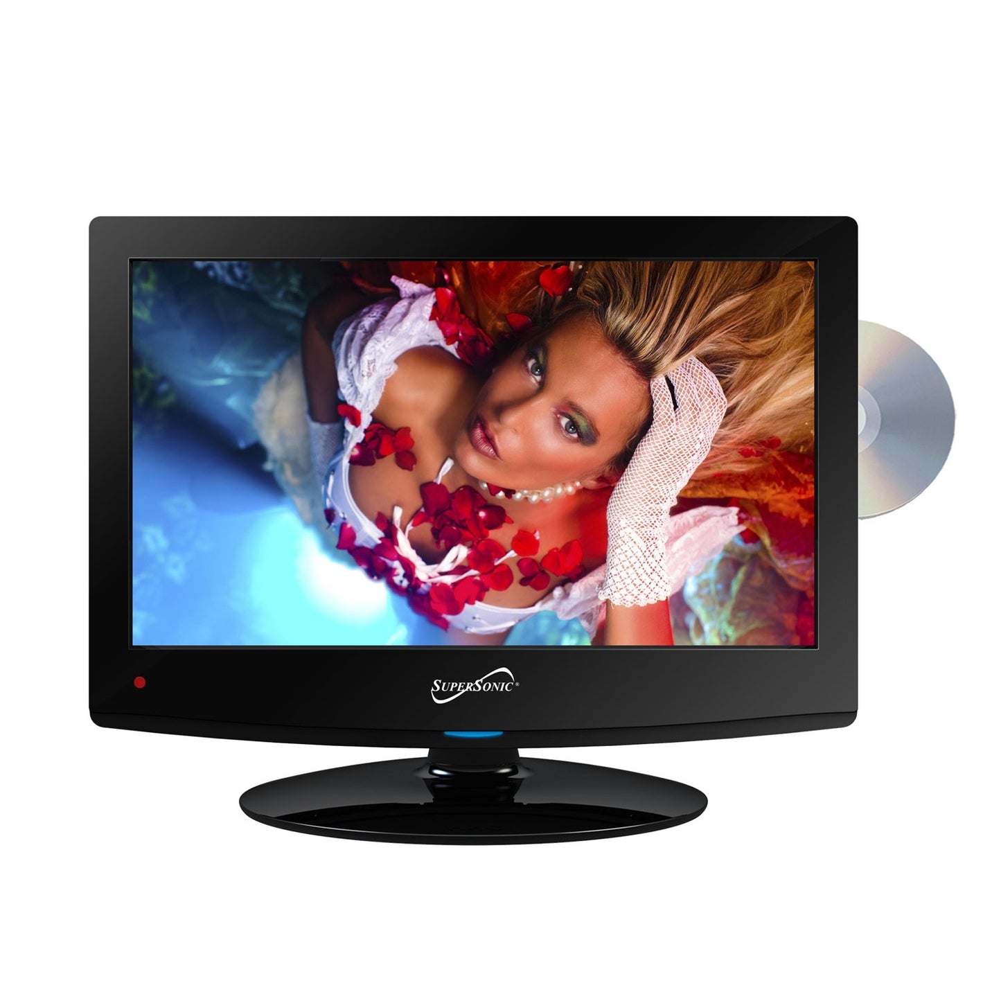 Supersonic 15.6 Inches SC-1512 1080p 200 cd/m² LED TV-DVD Combination