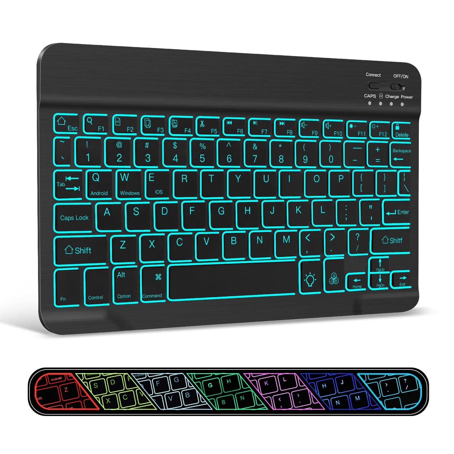 XIWMIX Portable Bluetooth Keyboard XIWMIX-M1 Lightweight Rechargeable Scissor-Switch QWERTY Universal Wireless Keyboard