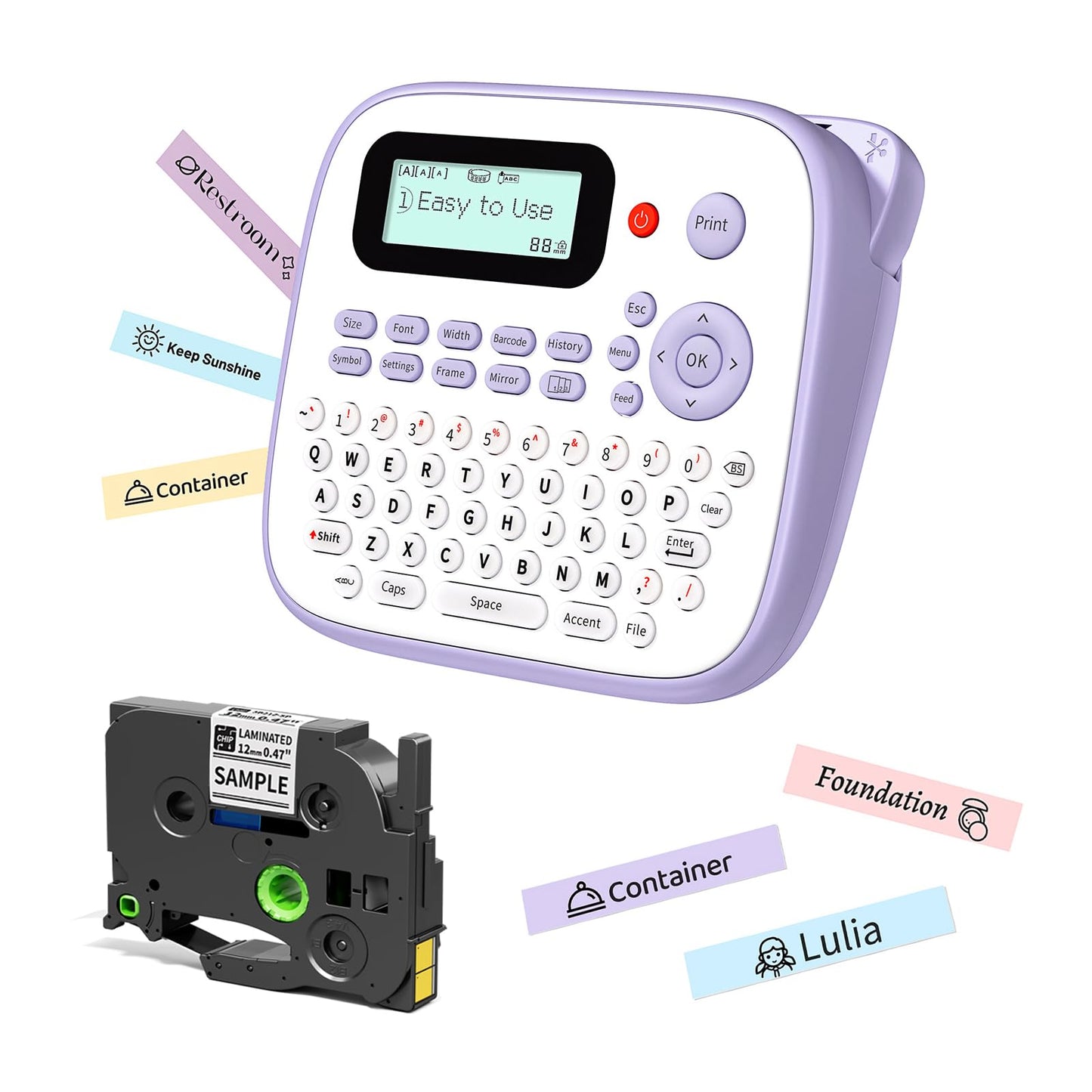 EazeID D210S 300dpi Monochrome Label Maker 150ppm Print Output