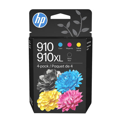 HP 910 Black & Color Ink Cartridge High Yield Compatible with OfficeJet Pro Series