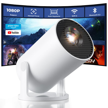 CLOKOWE Mini Projector Model HY300PRO+ 1280x720 500 Lumen LCD Portable