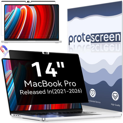 Protescreen 14 Inch MacBook Pro Privacy Screen Filter Anti-Glare Scratch Resistant Matte