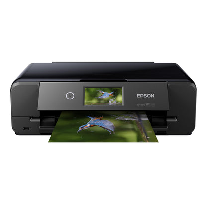 Epson Expression Photo XP-980 Inkjet Printer, 5760 x 1440 DPI Resolution, 20W Power Consumption, All-In-One Functionality, Wireless Connectivity