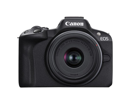 Canon EOS R50 RF-S18-45mm F4.5-6.3 IS STM Lens Kit 24.2MP APS-C 4K Mirrorless Camera