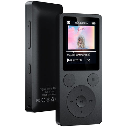 ODEJOI 64GB X91 MP3 Player 1.8" LCD Display Bluetooth 5.3