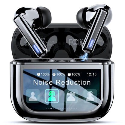 ZIUTY Wireless Earbuds T21 Bluetooth 5.3 Touch Control IPX7 Earbuds