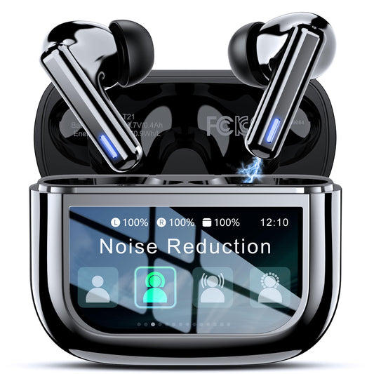 ZIUTY Wireless Earbuds T21 Bluetooth 5.3 Touch Control IPX7 Earbuds