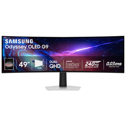 Samsung 49" LS49CG932SNXZA QHD Ultra Wide 1440p 240Hz OLED Monitor