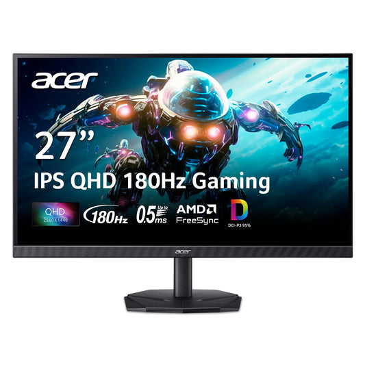Acer Nitro 27 Inch KG271U N3bmiipx QHD 2560 x 1440 180Hz LCD Monitor
