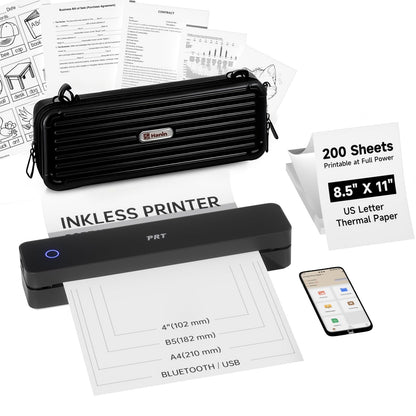 PRT 8.5x11 PRT-610PRO Monochrome Thermal Portable Printer