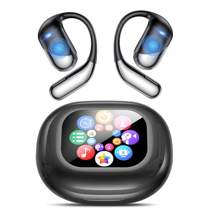 EUQQ 0326-YYK-Q16 PRO AI Earbuds Wireless Bluetooth 6.1 Environmental Noise Cancellation Open-Ear Design
